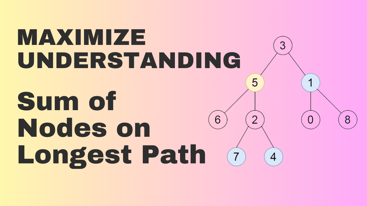Maximize Understanding: Sum of Nodes on Longest Path