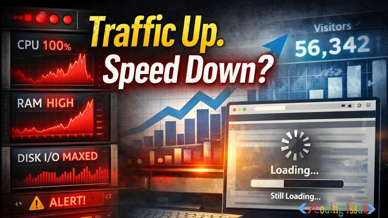 Website Suddenly Slow After Traffic Increase? Fix IT