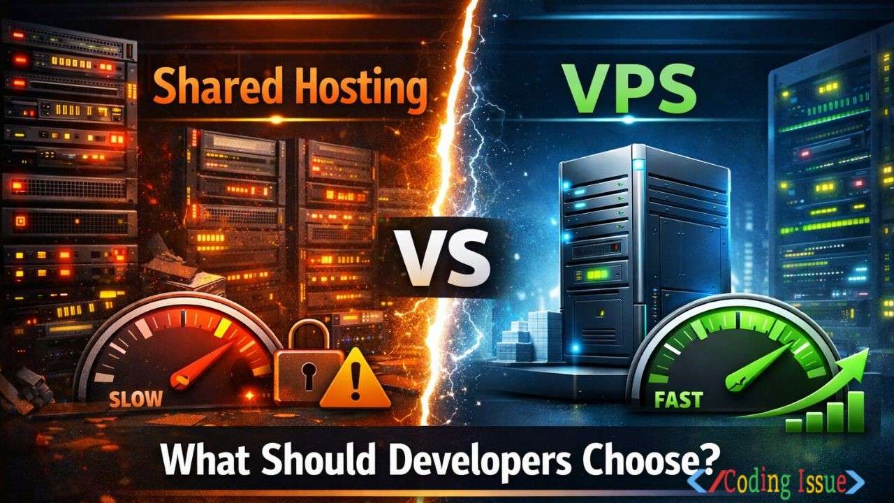 Shared hosting vs VPS – what developers should choose